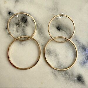 Baublebar Gold hoop earrings